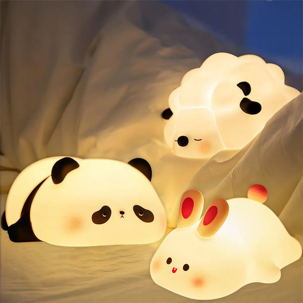 Panda Preguiçoso Luminária Touch em Silicone+ FRETE GRÁTIS (ULTIMAS UNIDADES)